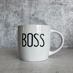 Clay Art 19-ounce BOSS Mug. Design is on Both Sides for Righty or Lefty.